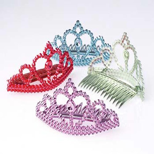 Multi-Color Tiara Combs<br>1 dozen